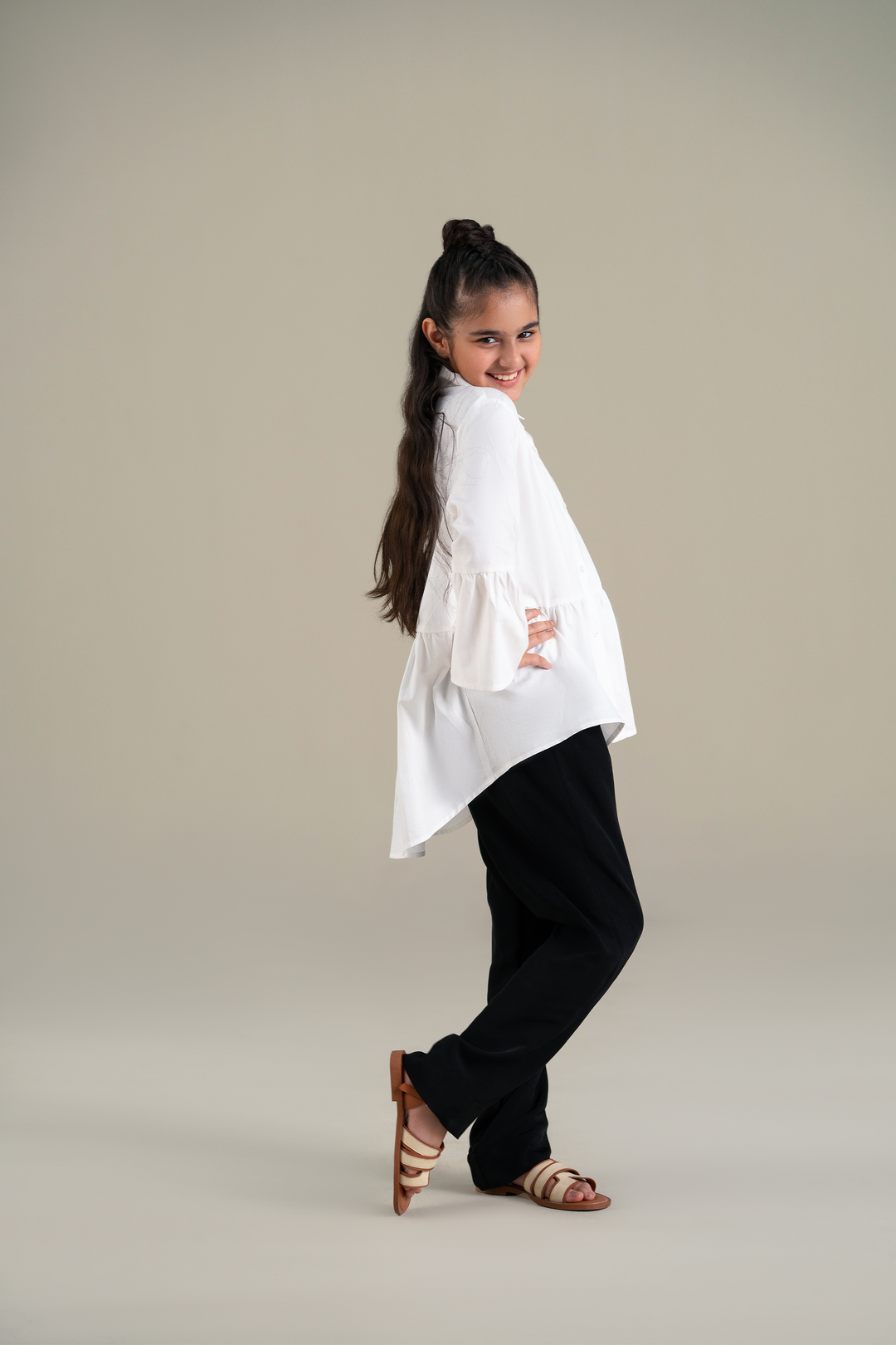 Black Straight Fit Trouser