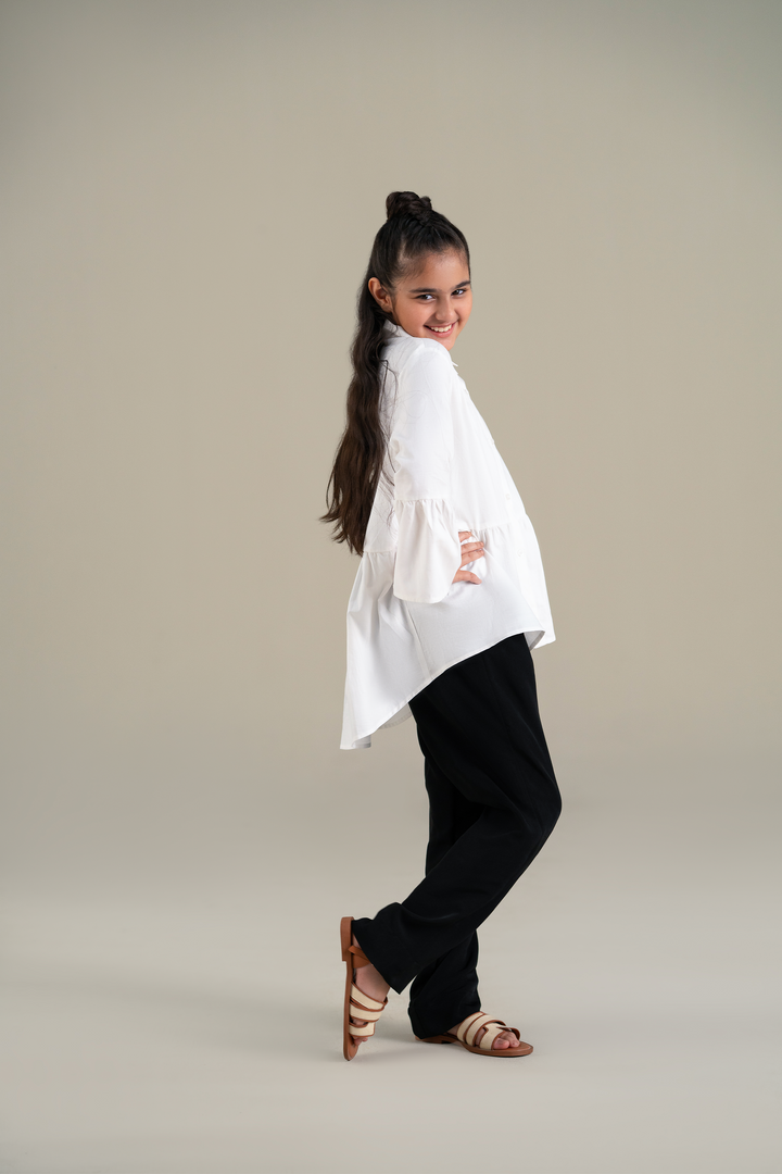Black Straight Fit Trouser