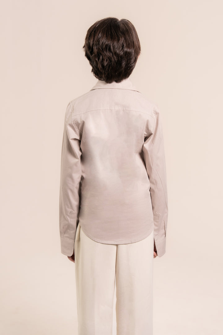 Stone Cotton Shirt