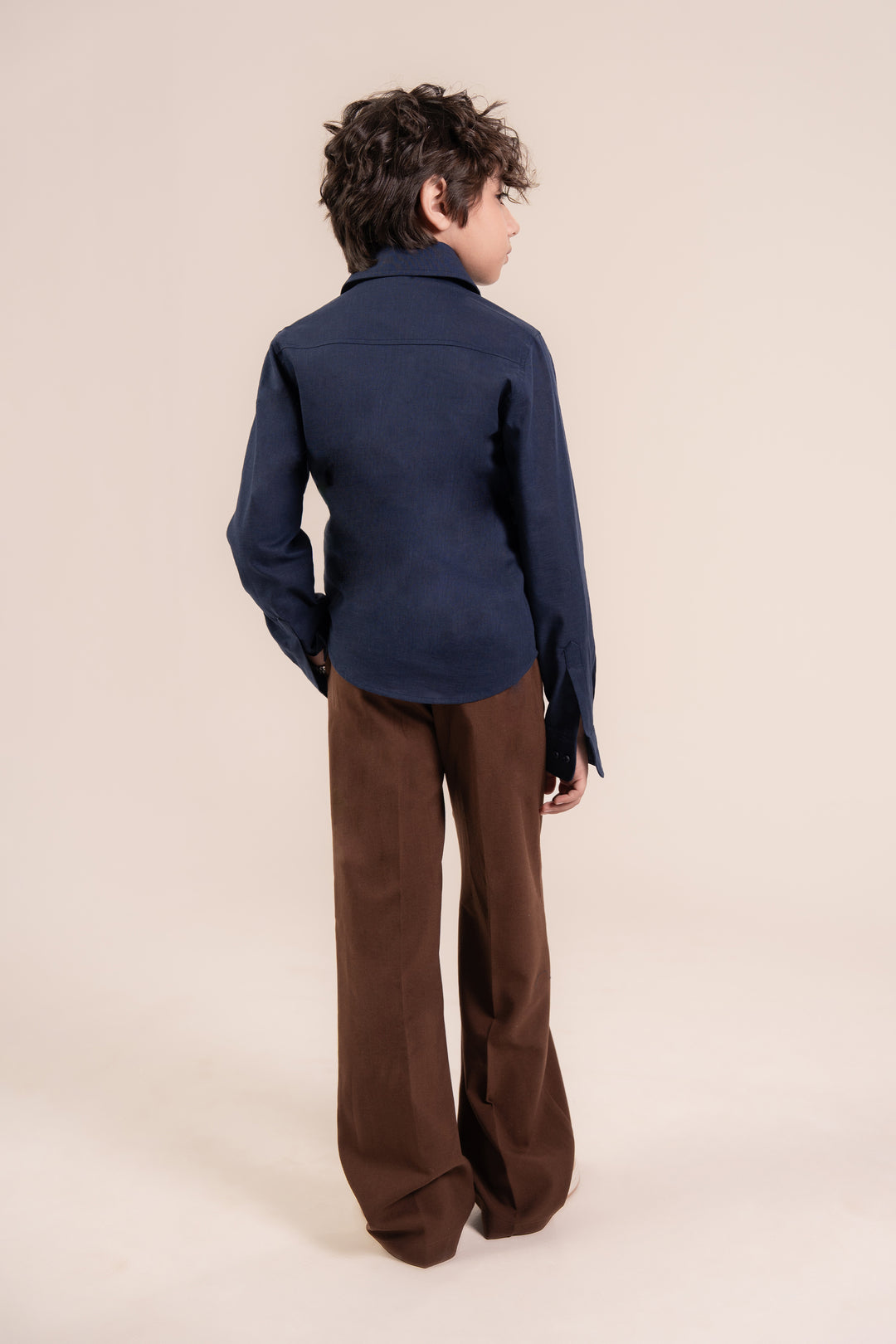 Navy Linen Shirt