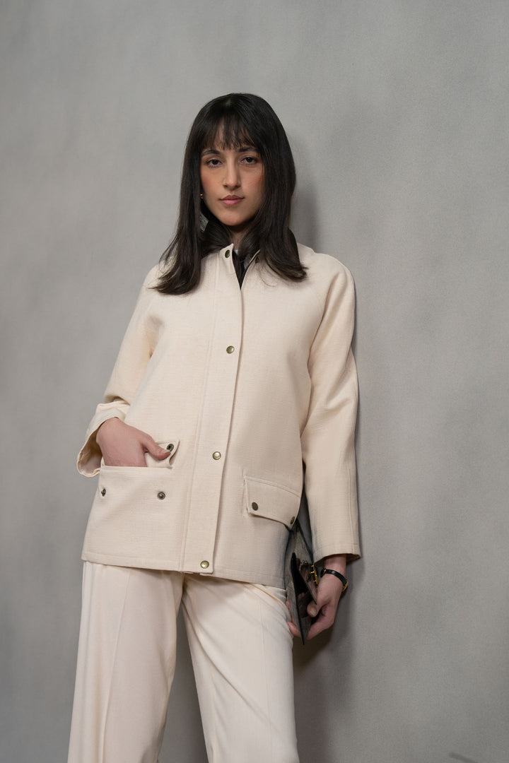 Off White Texture Jacket