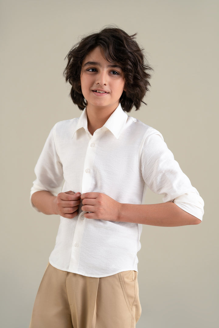 White Linen Shirt