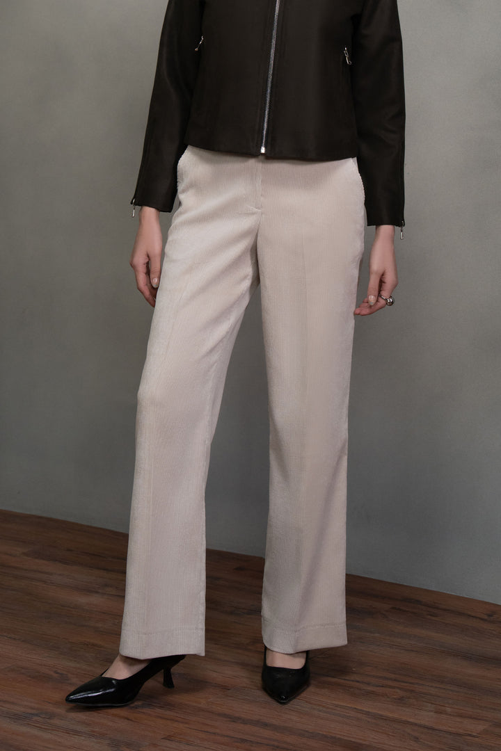 Offwhite Corduroy Wide leg Trouser
