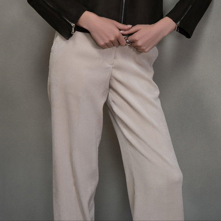 Brown Suede Jacket with Zip