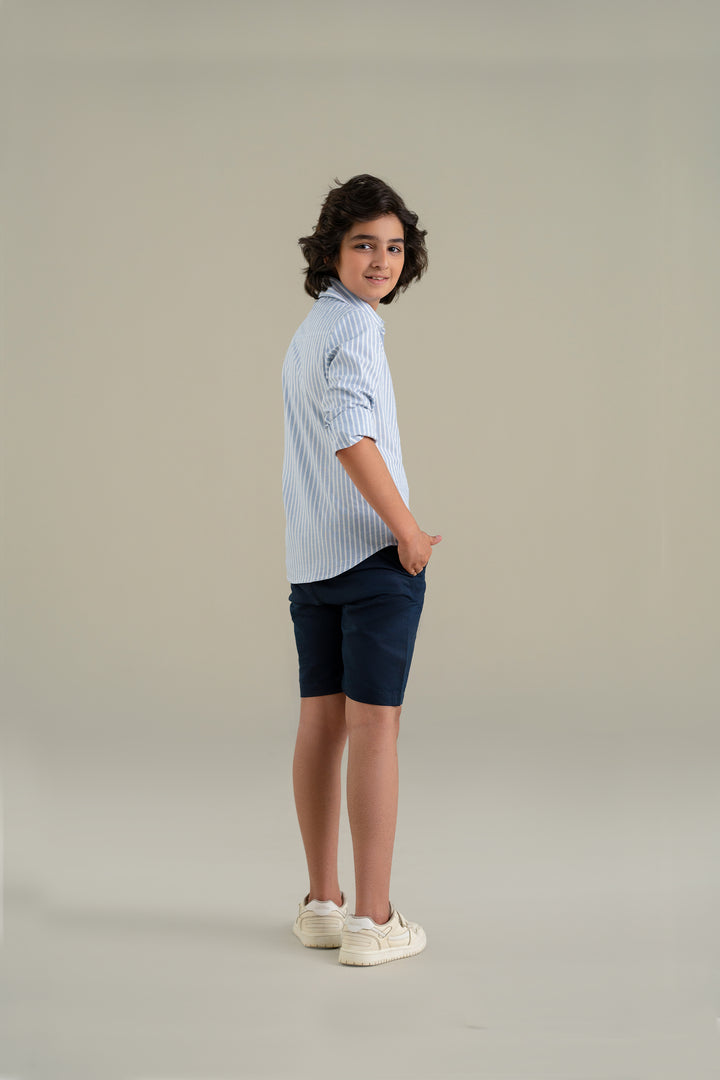 Navy Blue Bermuda Shorts