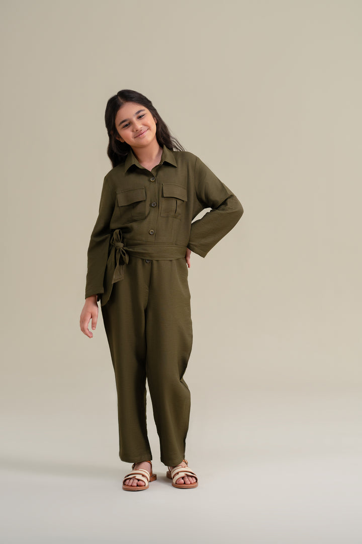 Olive Jump Suit