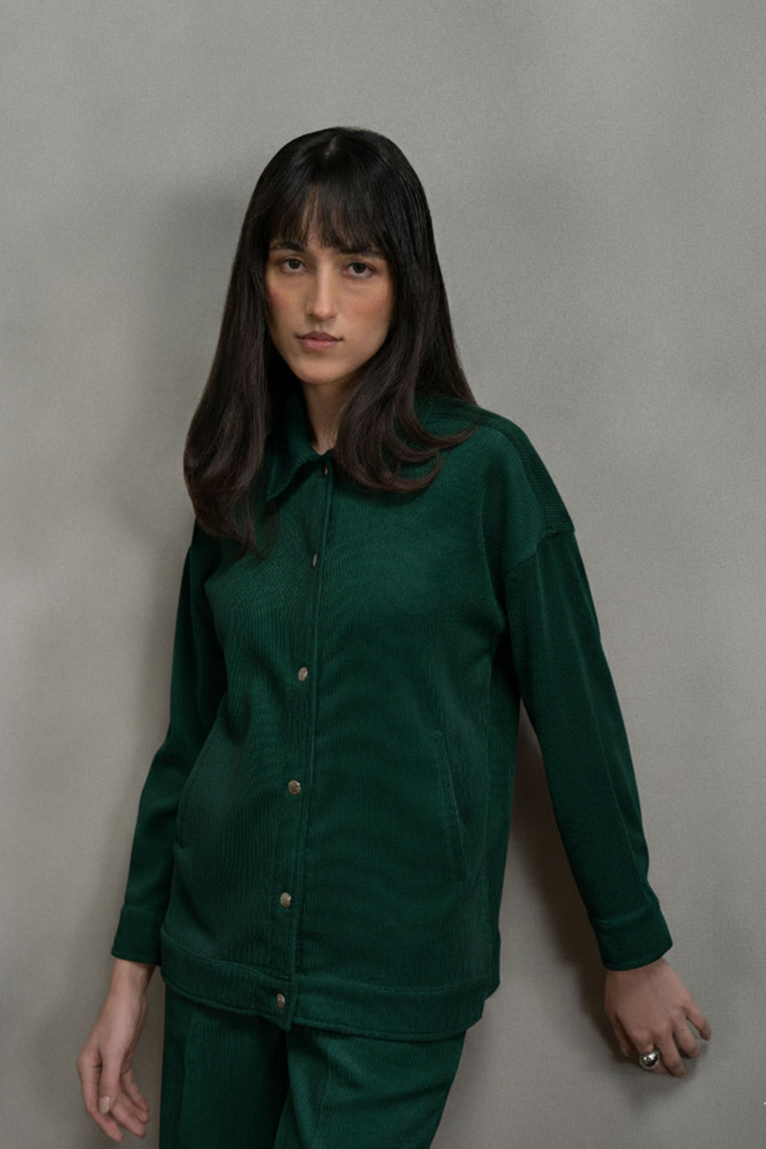 Emerald Green Corduroy Co-ord Set