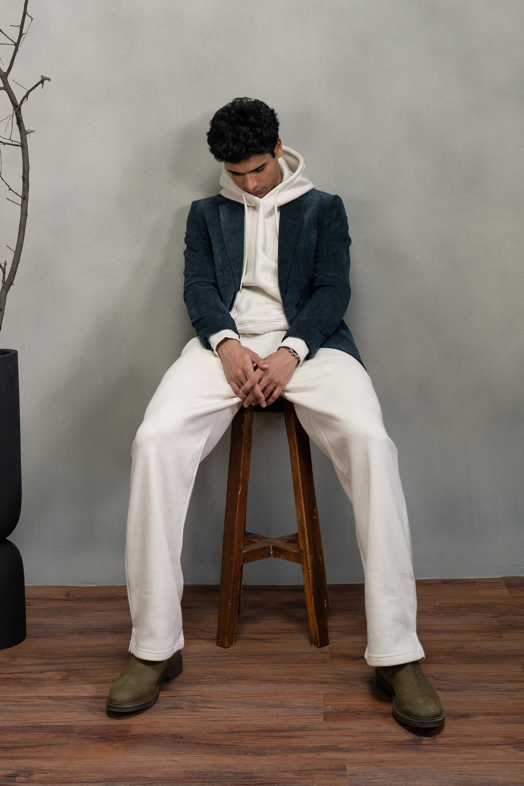 Navy Corduroy Blazer