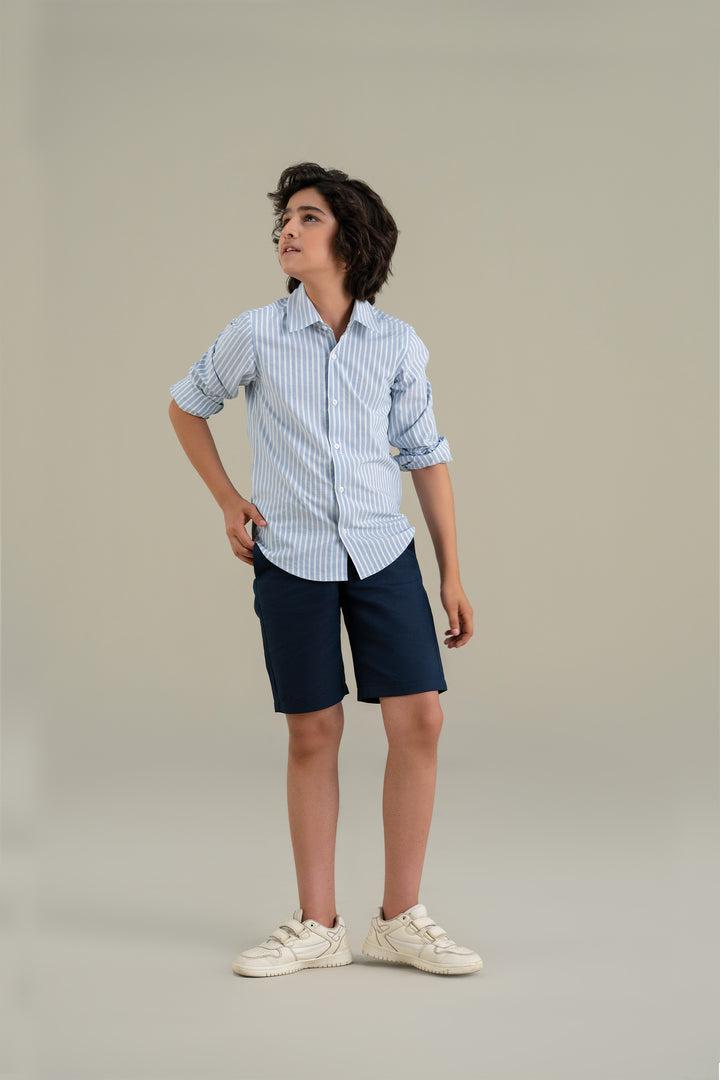 Navy Blue Bermuda Shorts
