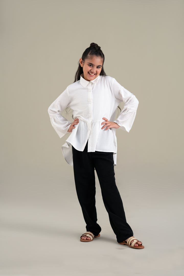 Black Straight Fit Trouser