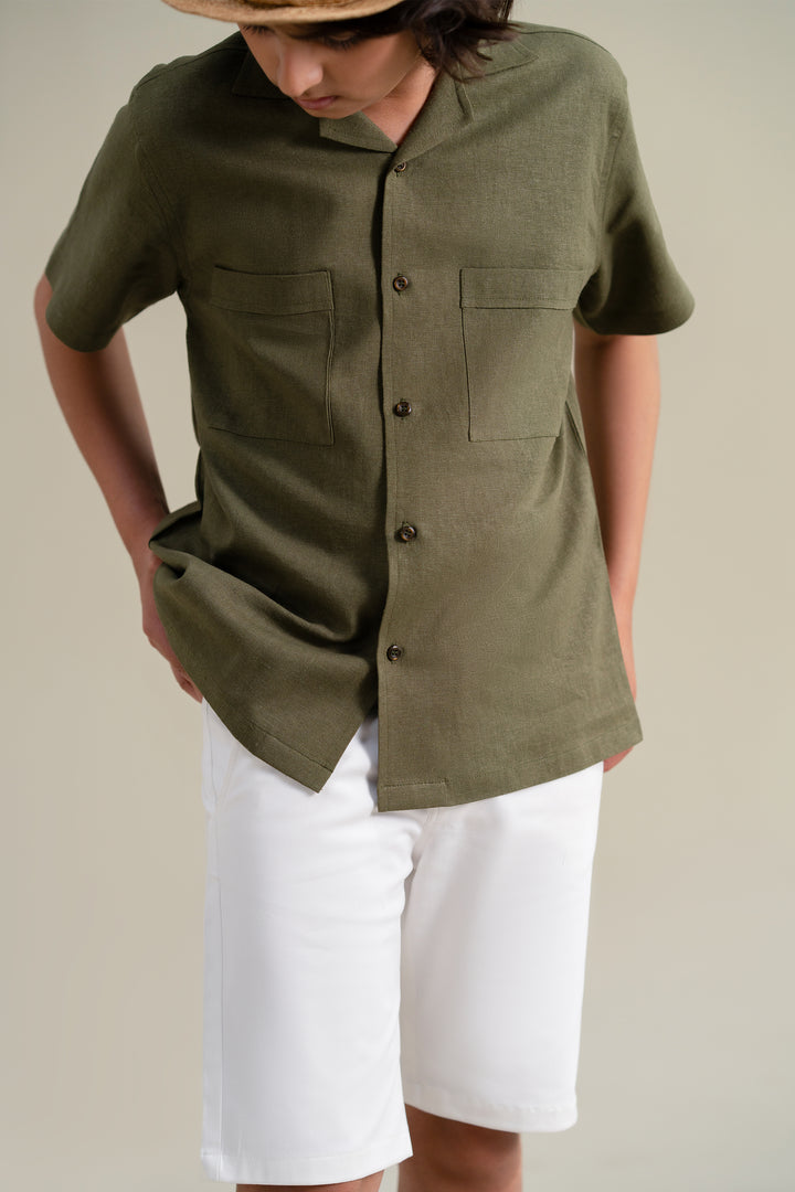 White Bermuda Shorts