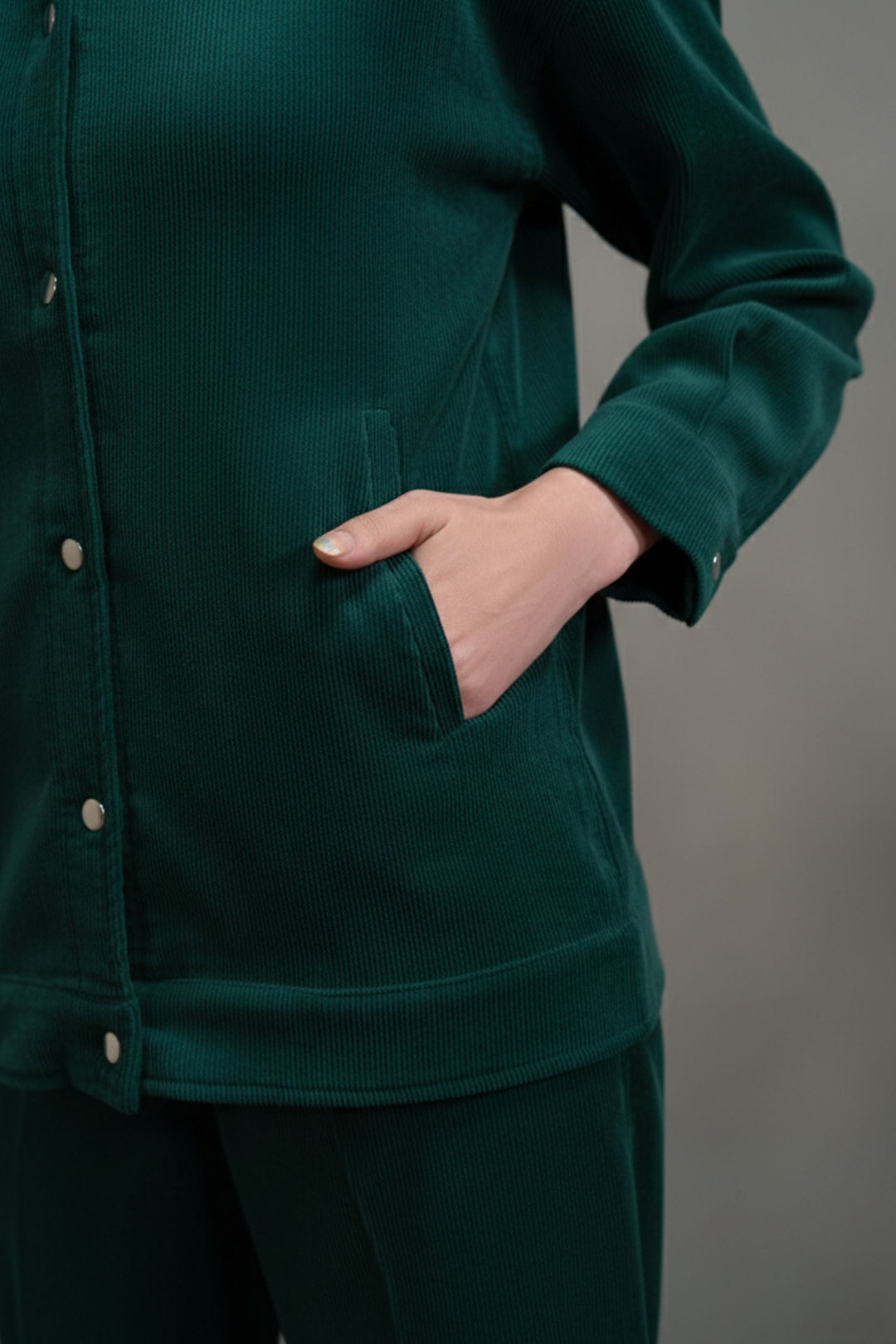 Emerald Green Corduroy Co-ord Set