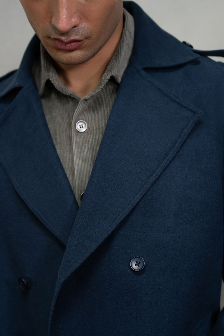 Navy Trench Coat