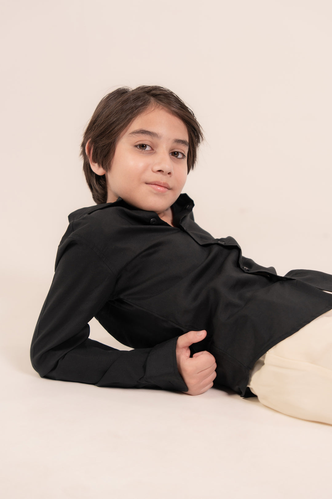 Black Cotton Shirt