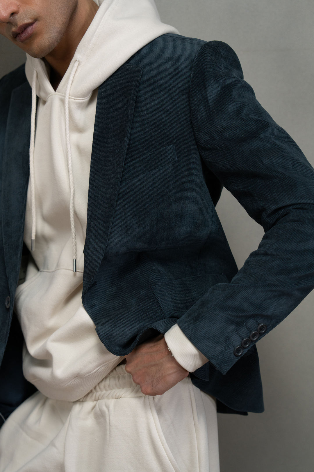 Navy Corduroy Blazer