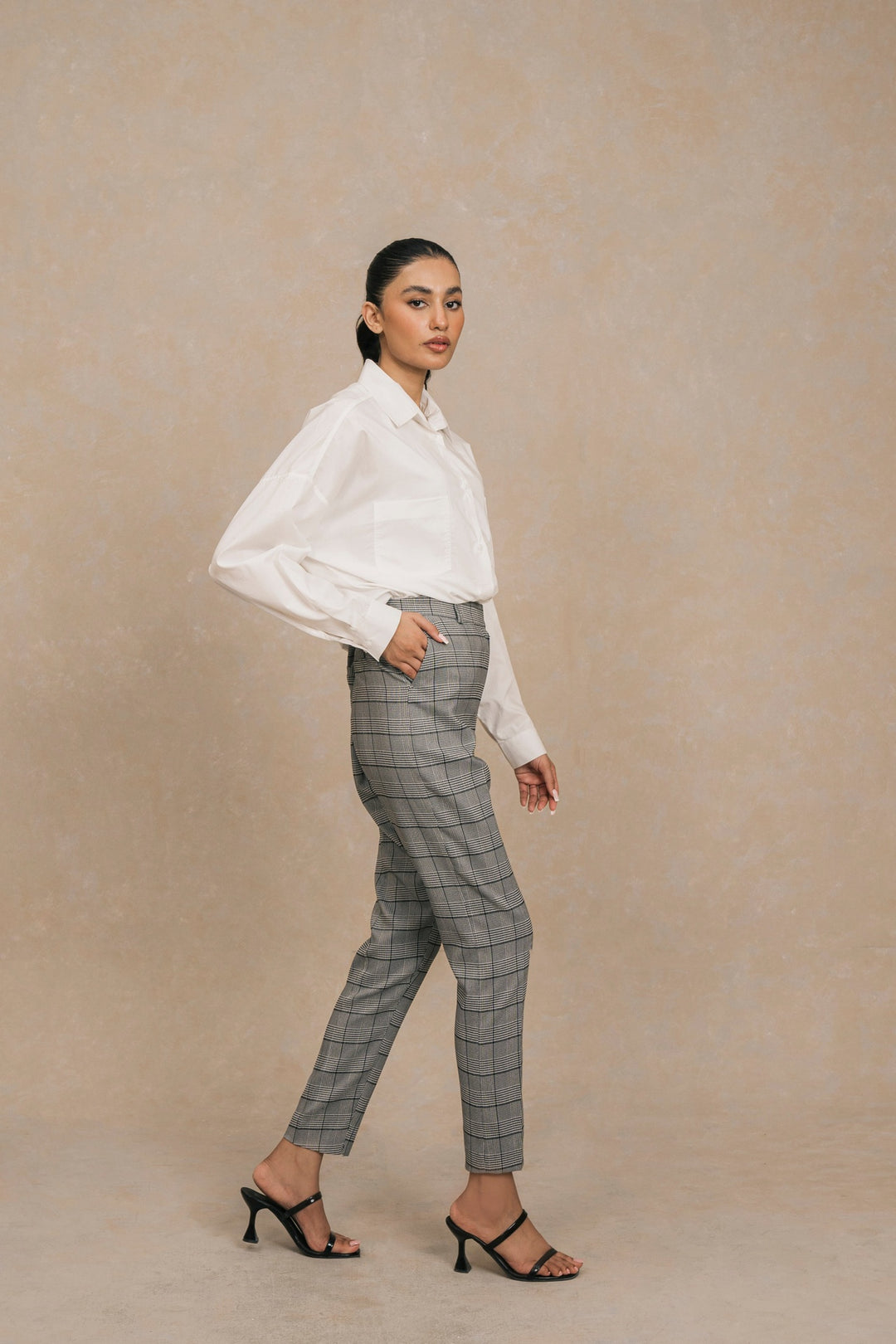 White Cotton Shirt with Pockets