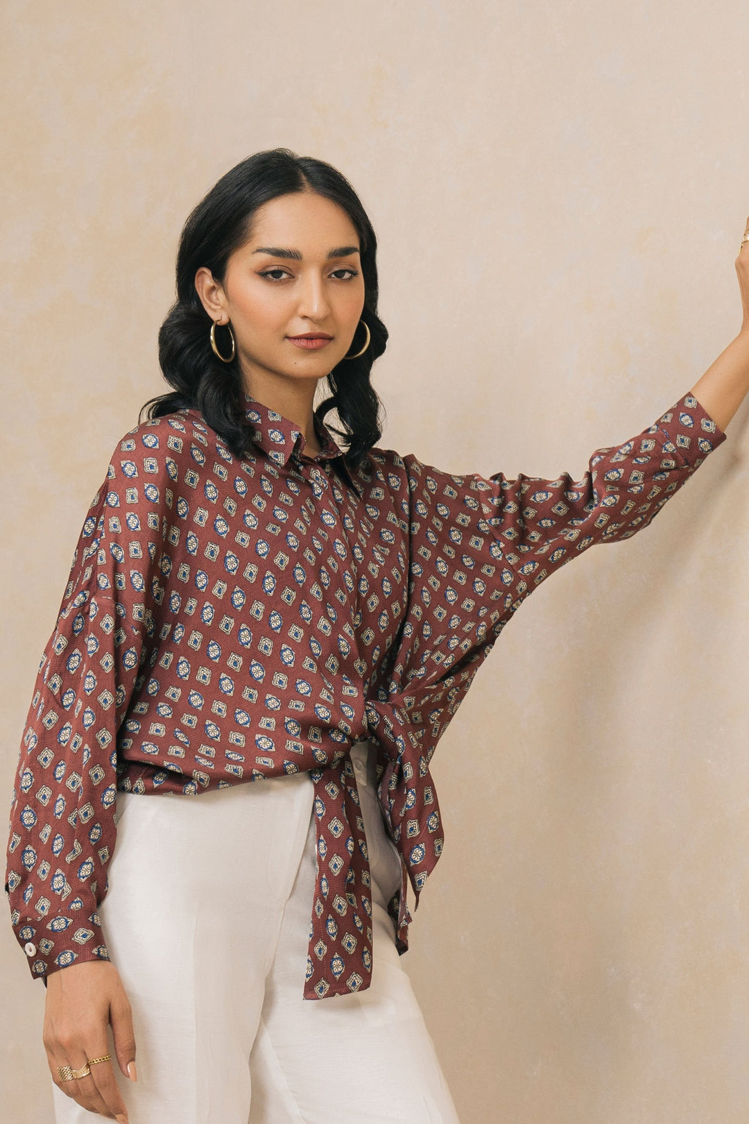 Brown Oversized Shirt