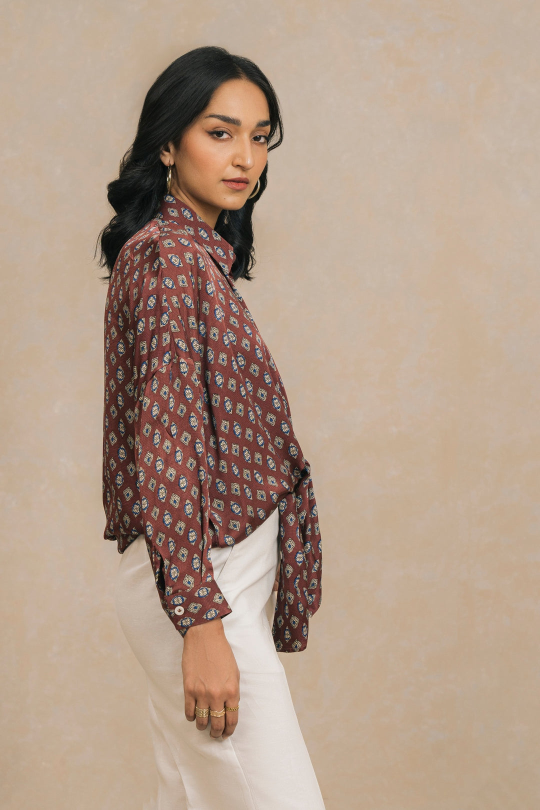 Brown Oversized Shirt