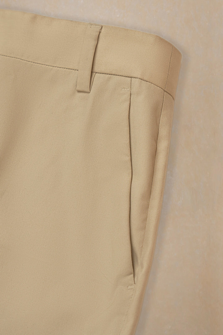Stone Slim Fit Cotton Chino Trouser