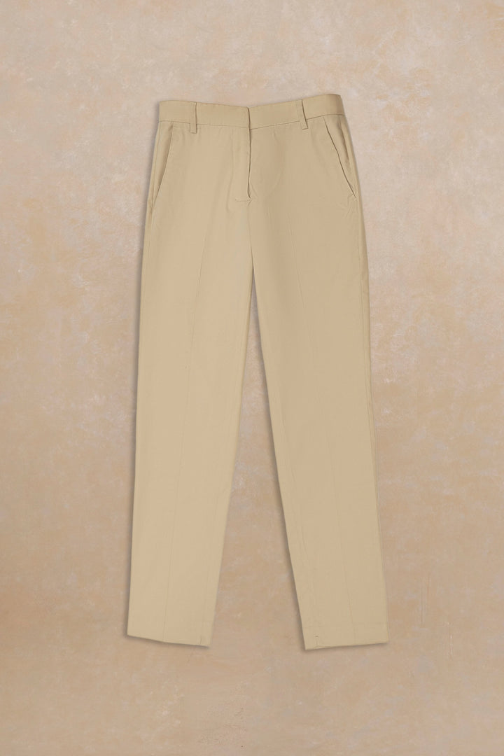Stone Slim Fit Cotton Chino Trouser