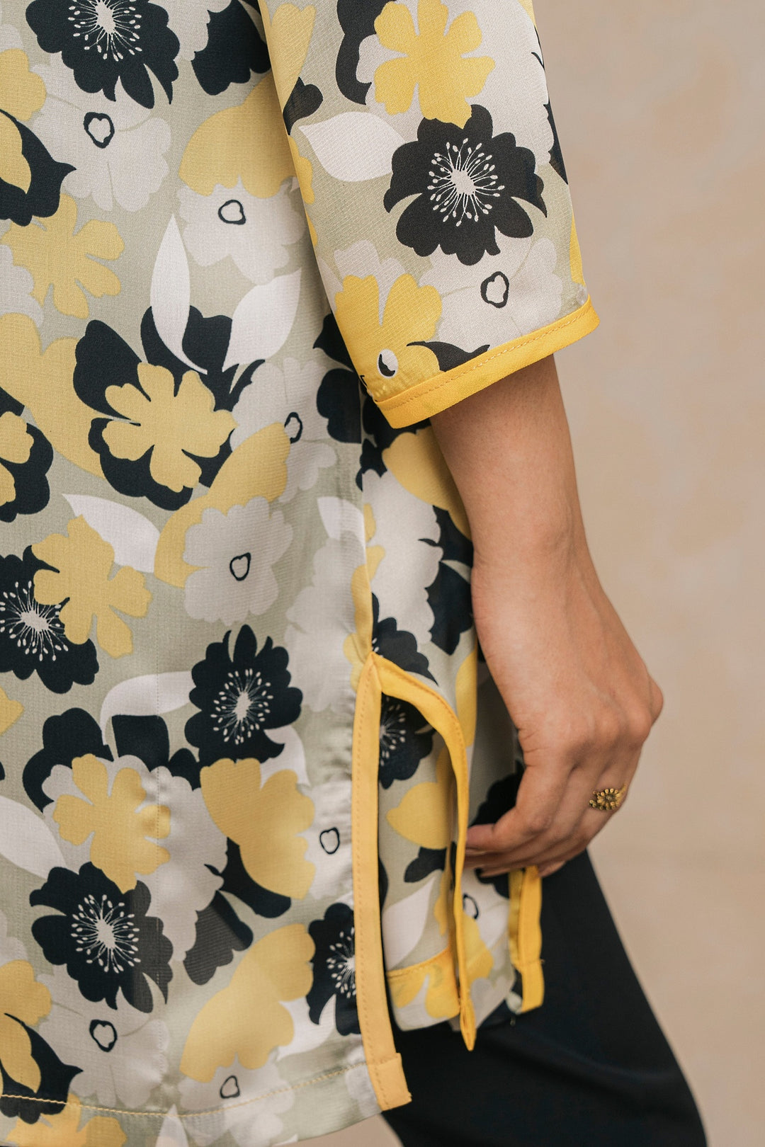 Printed Silk Shrug