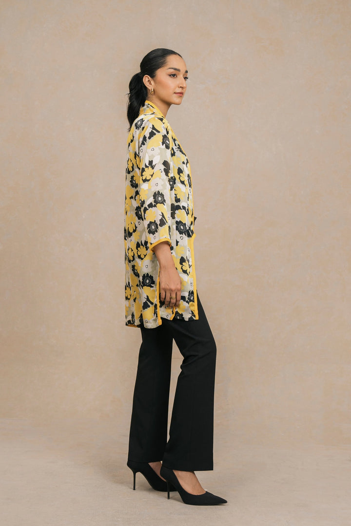 Printed Silk Shrug