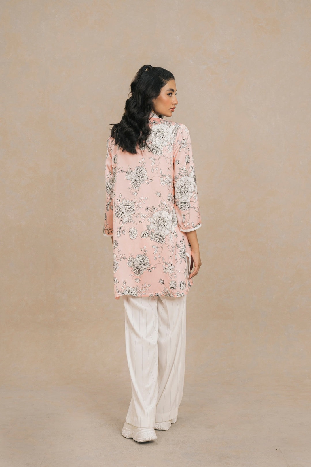 Multi Printed Silk Shrug