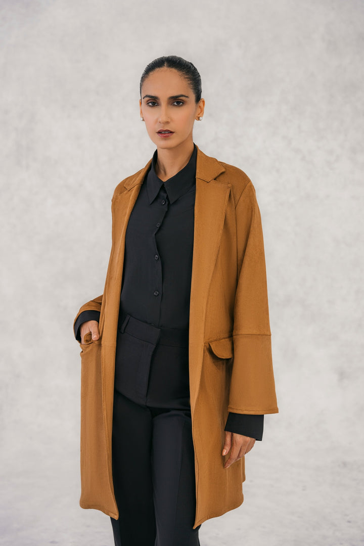 Mustard Suede Jacket
