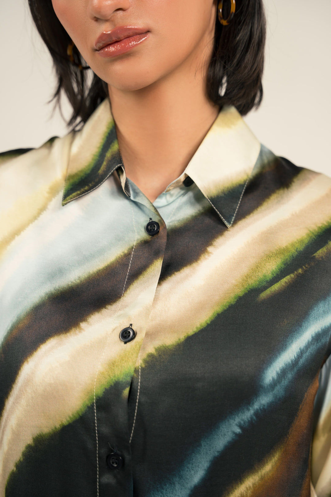 Tye &amp; Dye Button Down Shirt