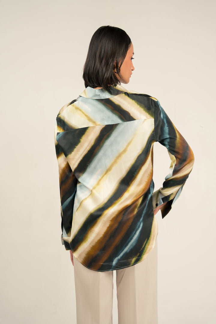 Tye &amp; Dye Button Down Shirt