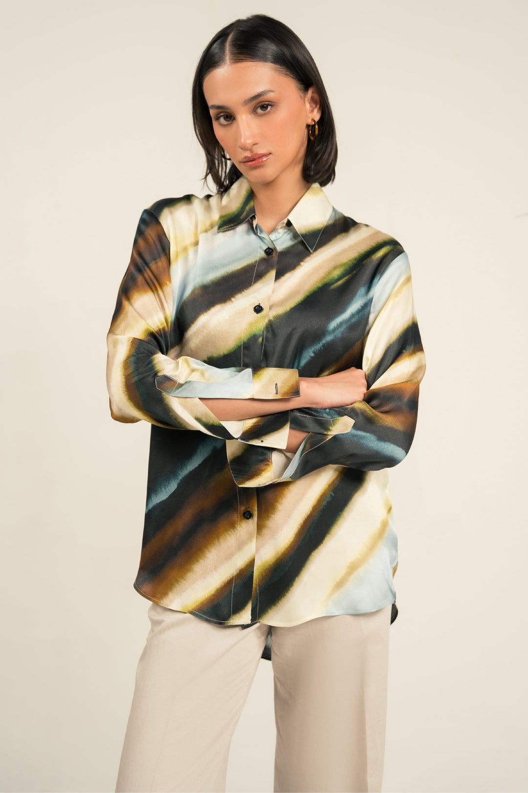 Tye &amp; Dye Button Down Shirt
