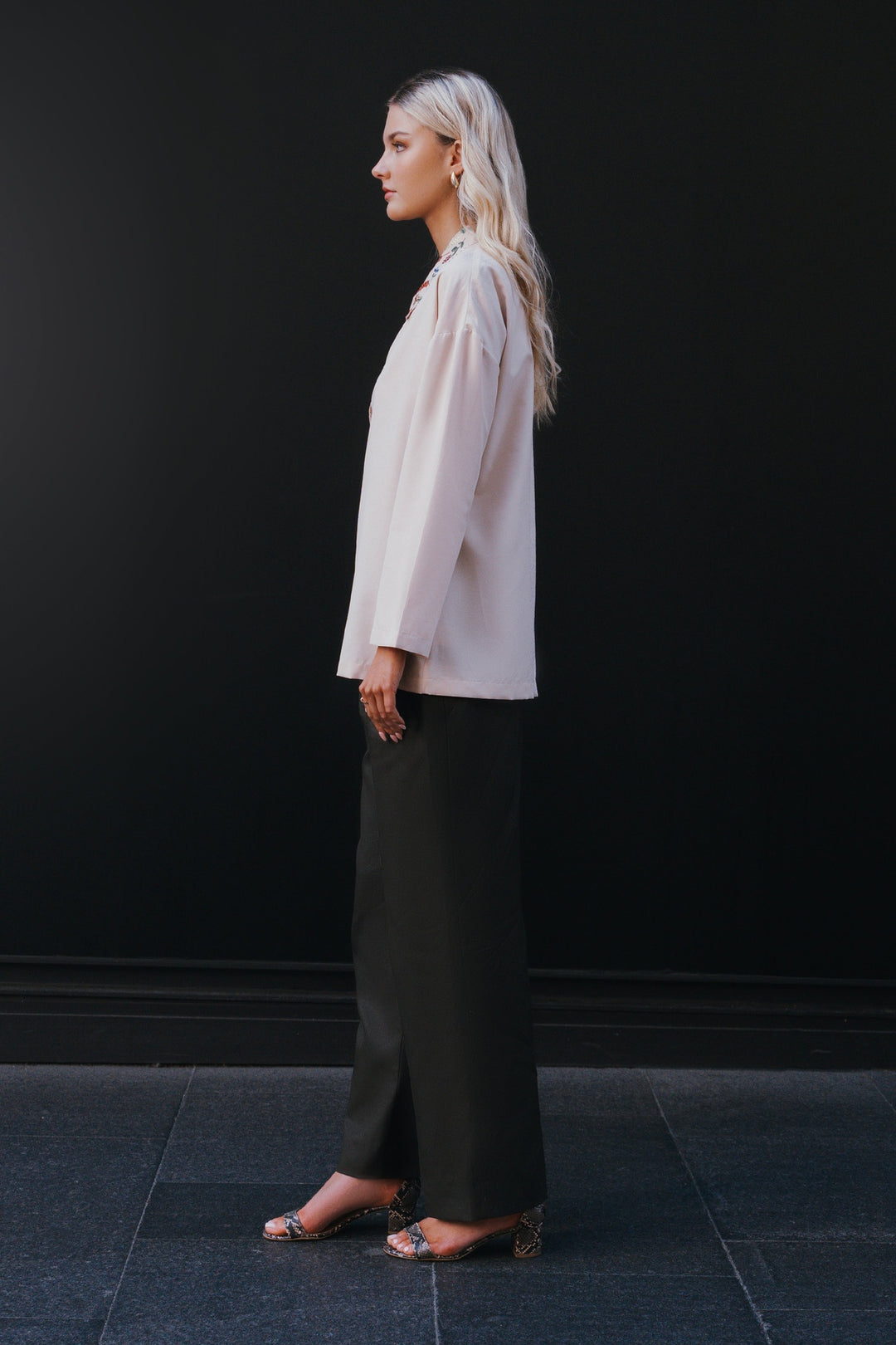 Olive Straight fit Trouser