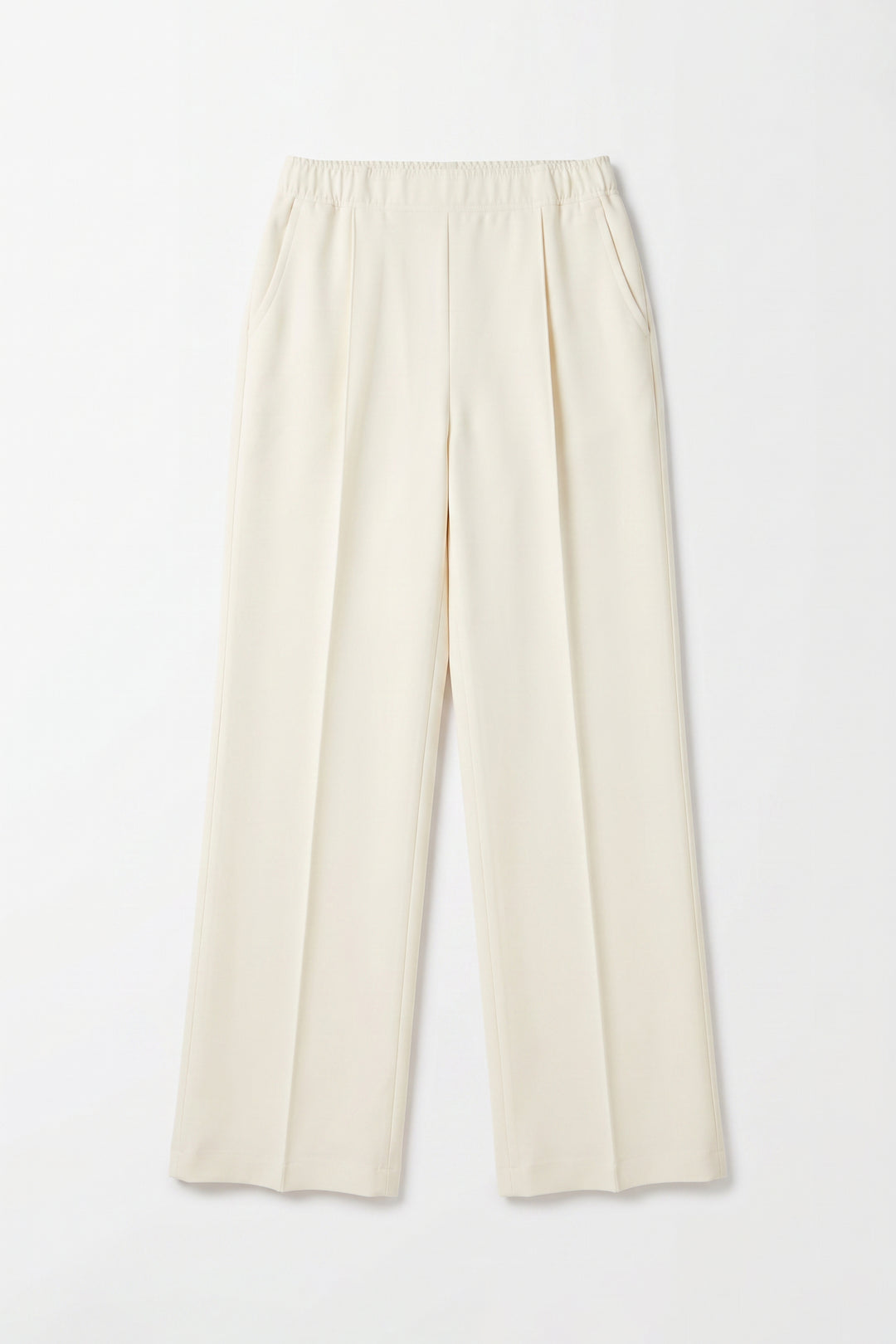 Beige Straight Fit Trouser