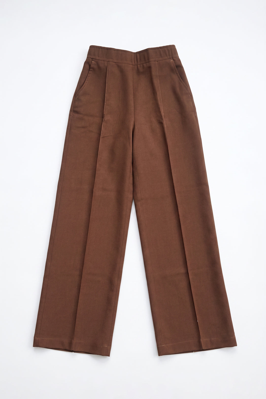 Brown Straight Fit Trouser