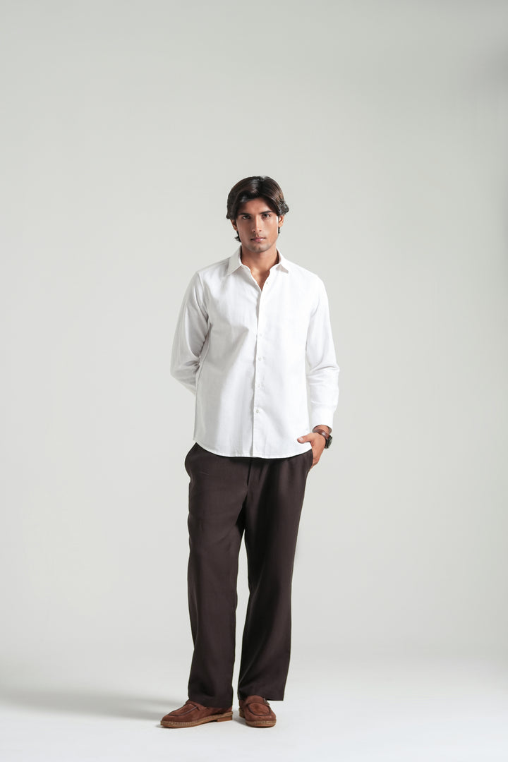 White Linen Shirt