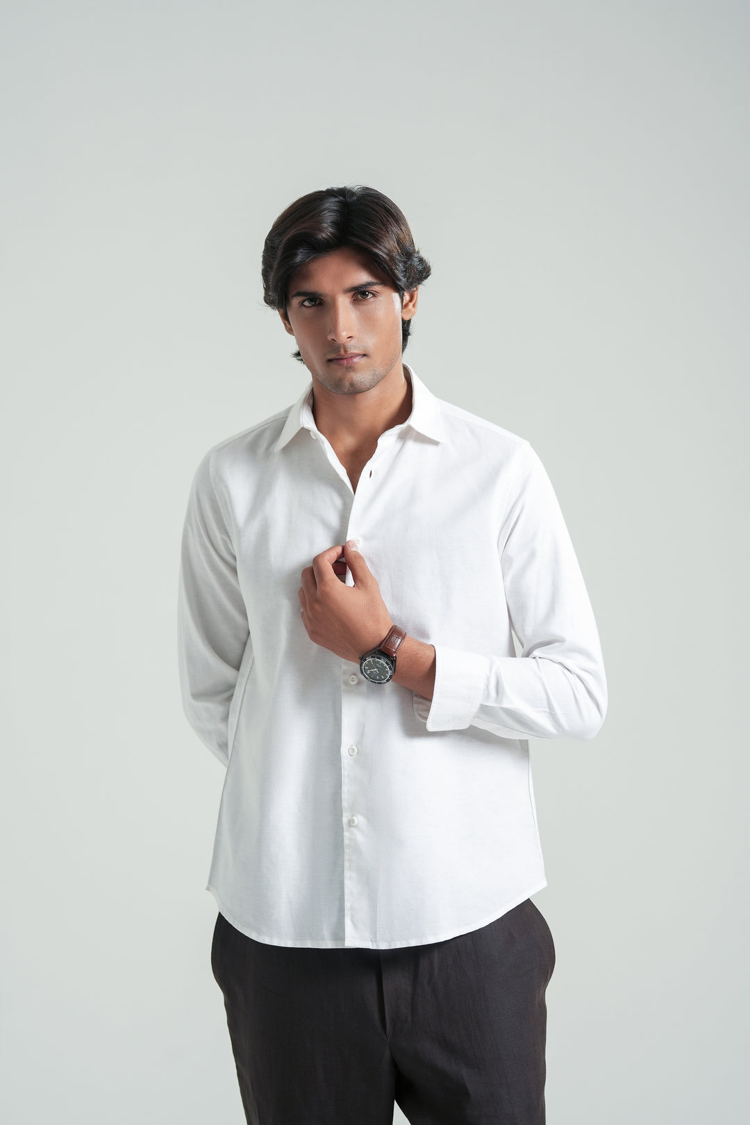 White Linen Shirt