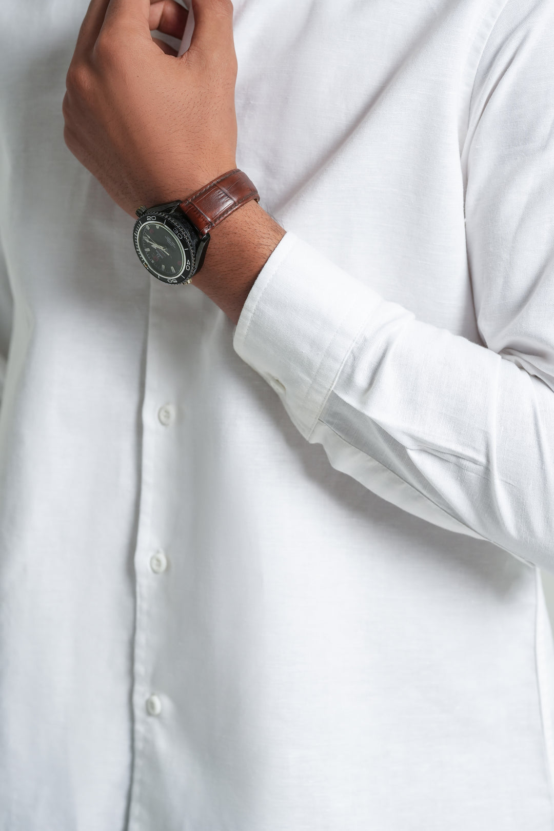 White Linen Shirt