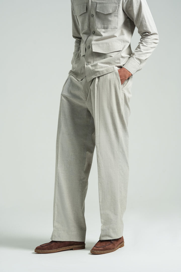Sand Straight fit Trouser