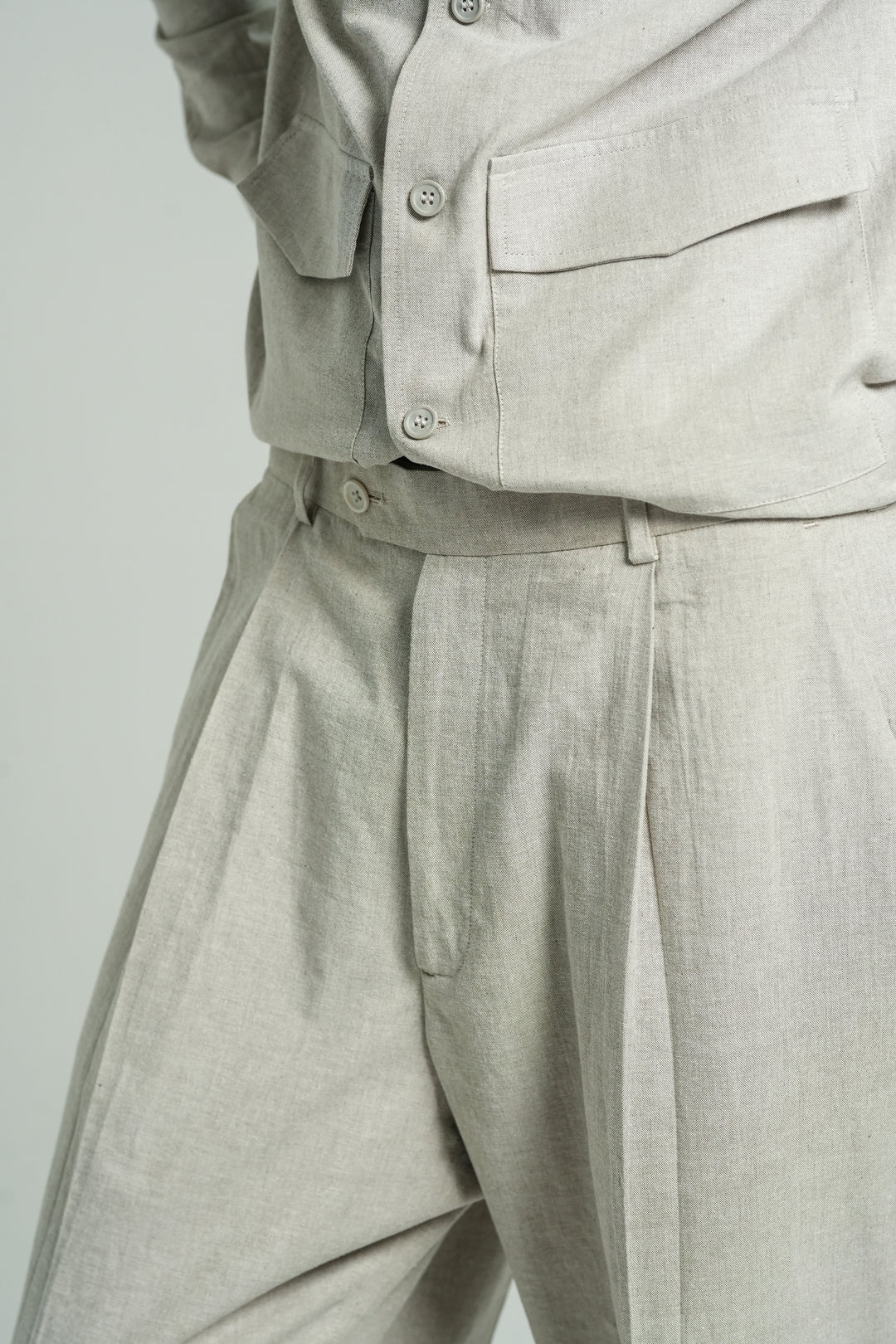 Sand Straight fit Trouser