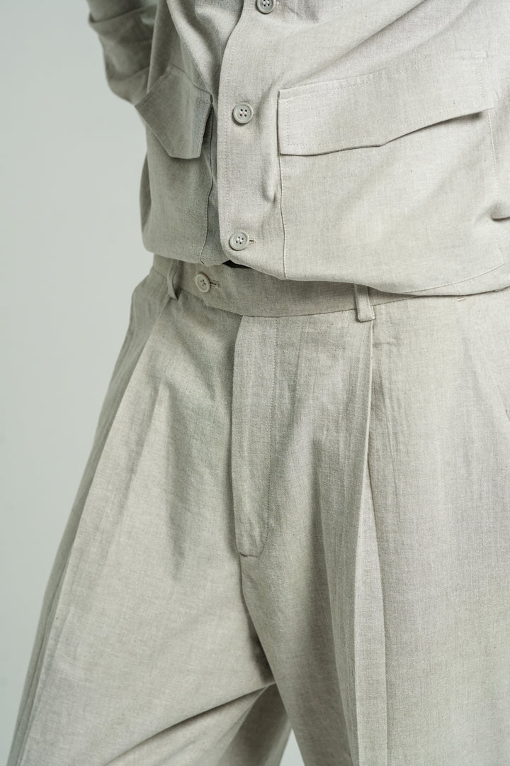 Sand Straight fit Trouser