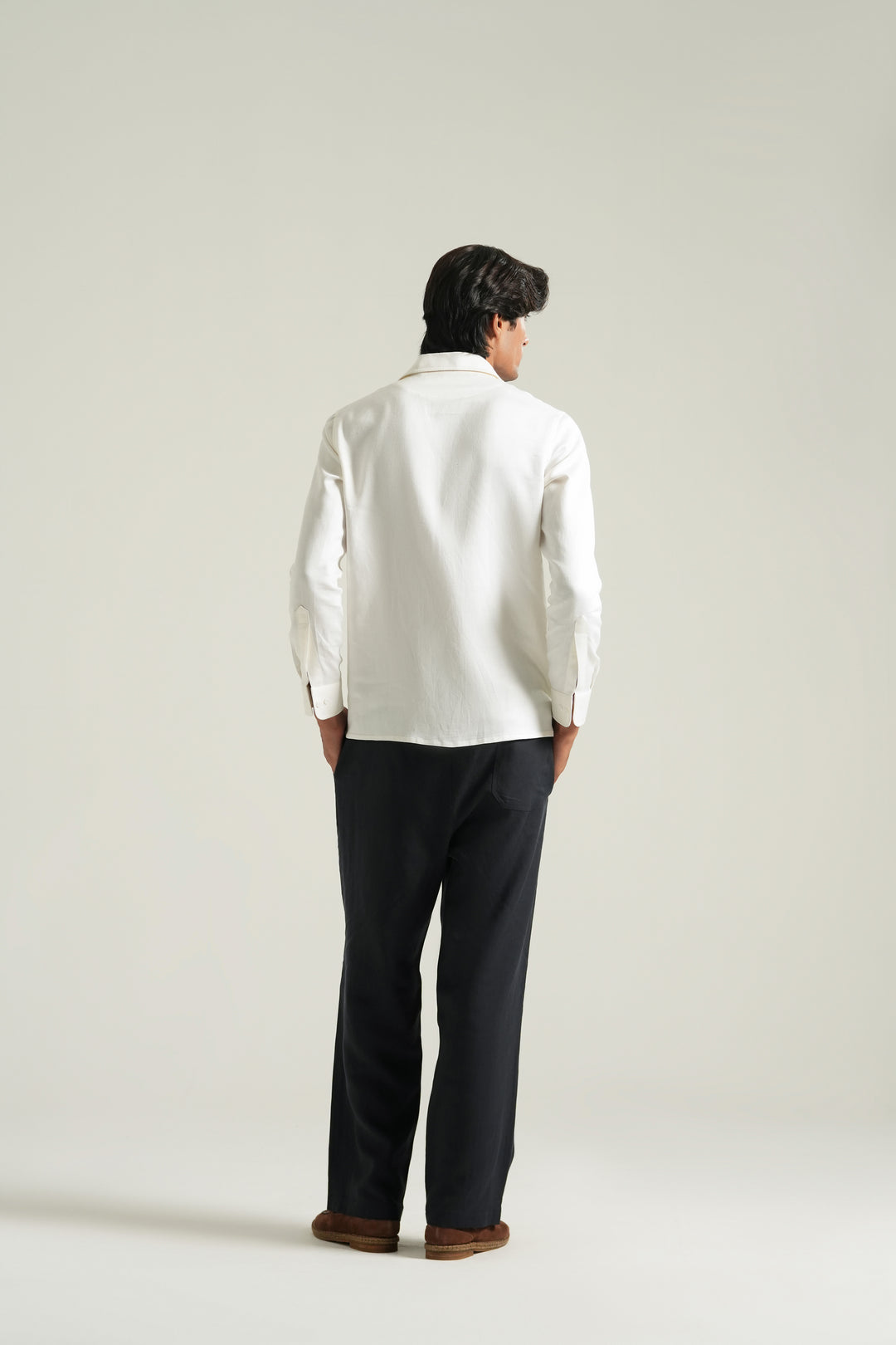 Off-White Two Pocket Linen Shirt