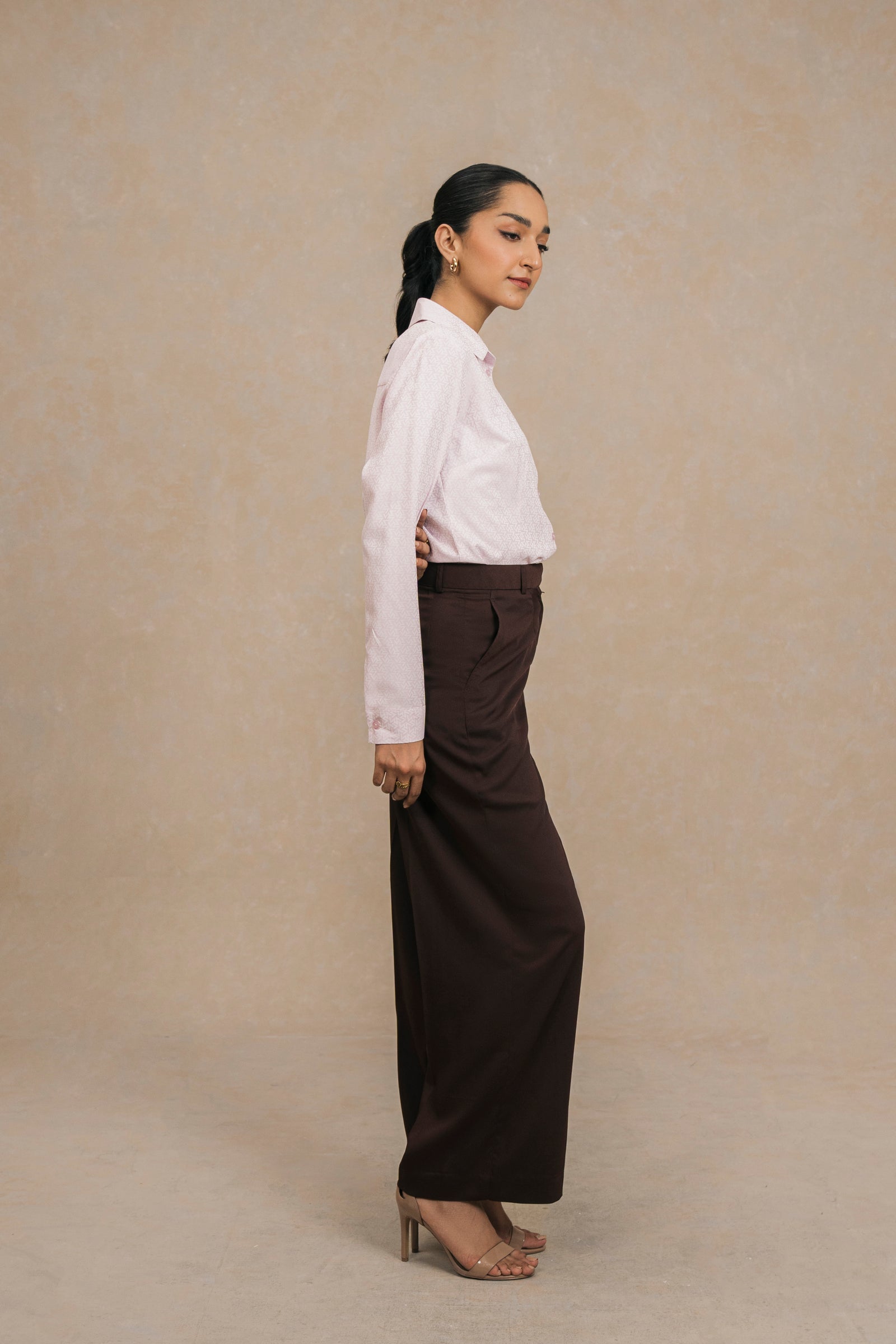 Brown Palazzo Pants