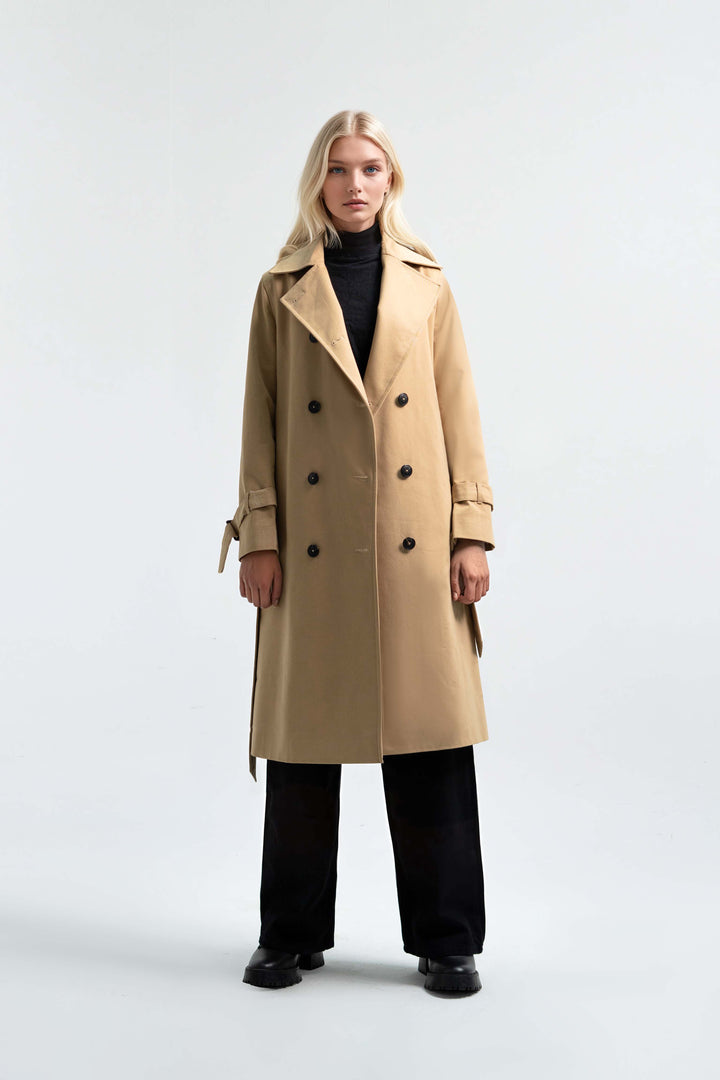 Beige Classic Trench Coat