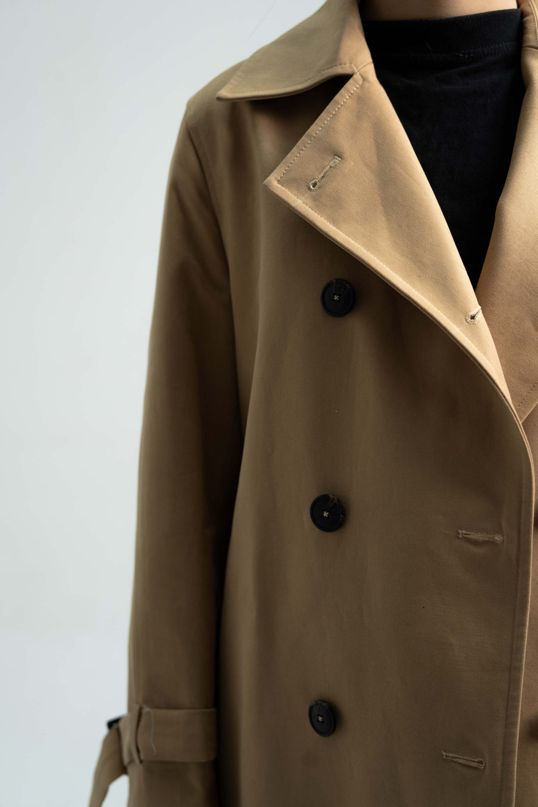 Beige Classic Trench Coat