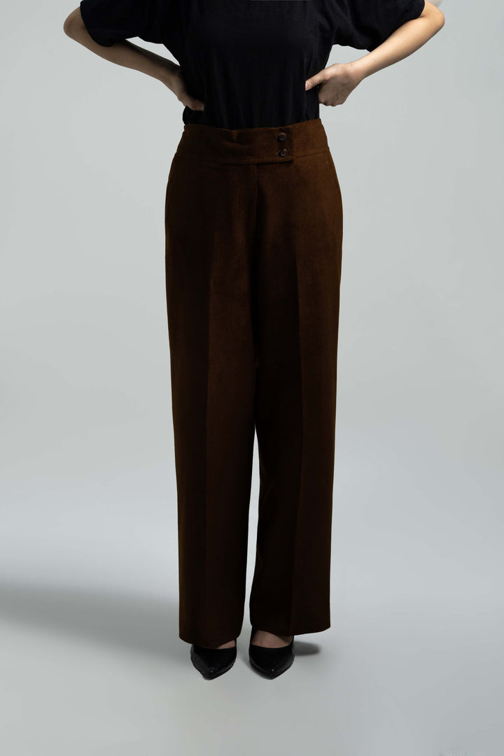 Corduroy Wide Leg Trouser