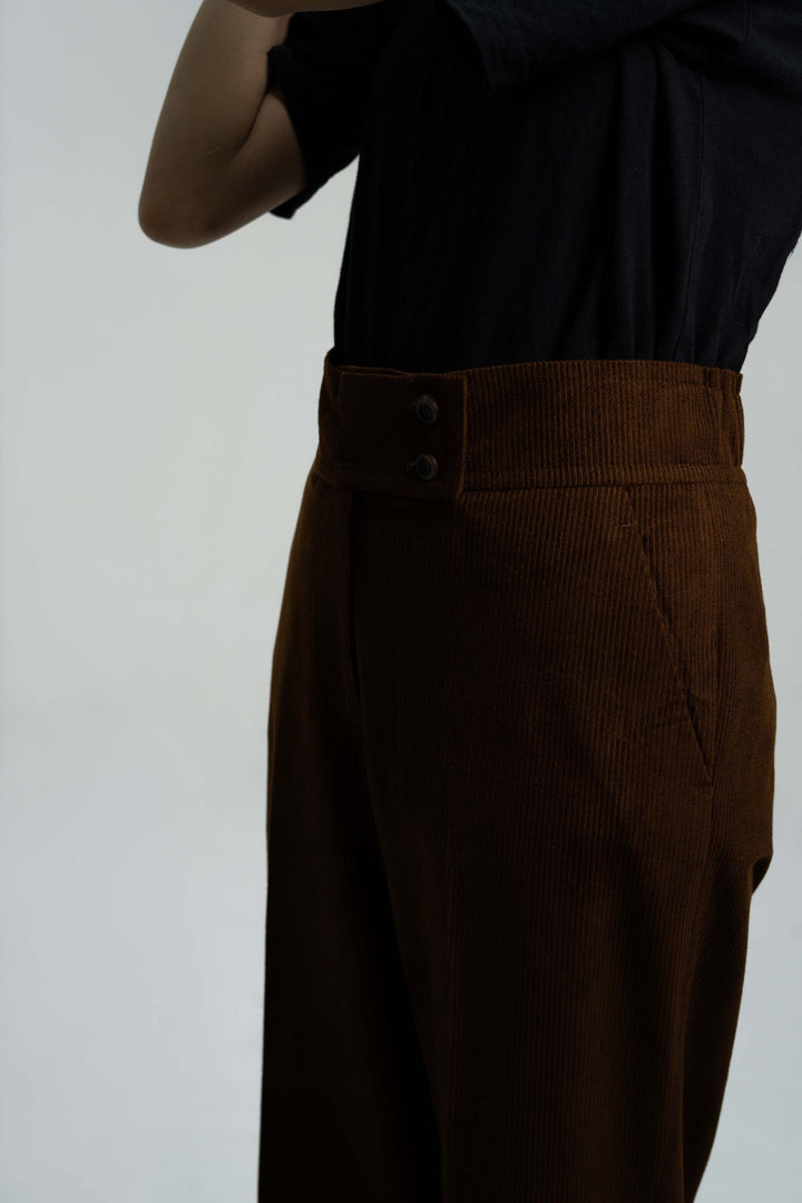 Corduroy Wide Leg Trouser