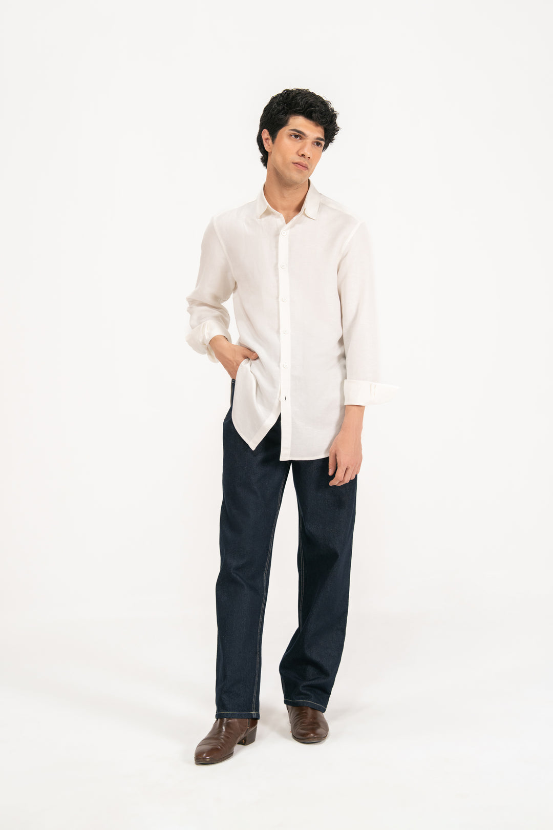 White Linen Shirt