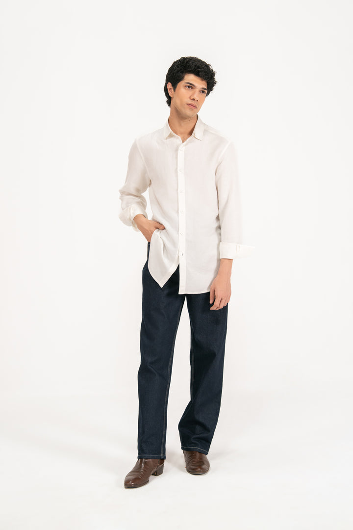 White Linen Shirt