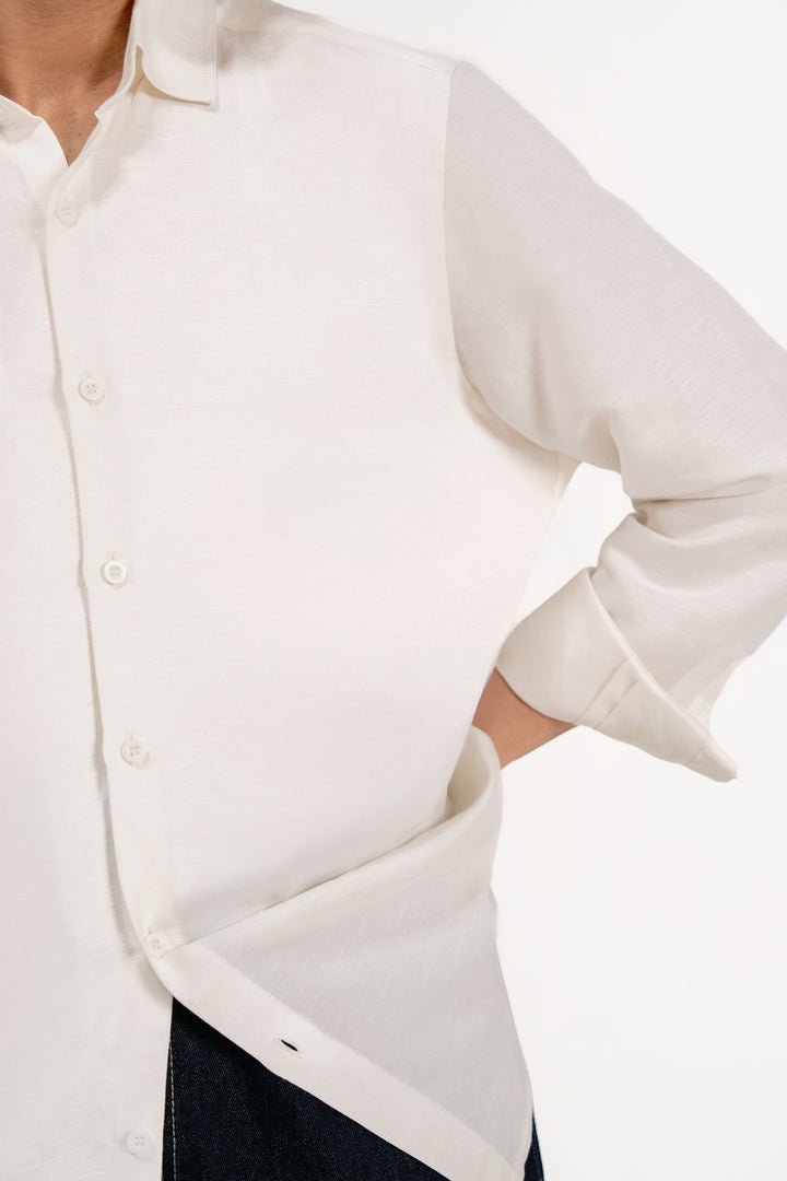 White Linen Shirt