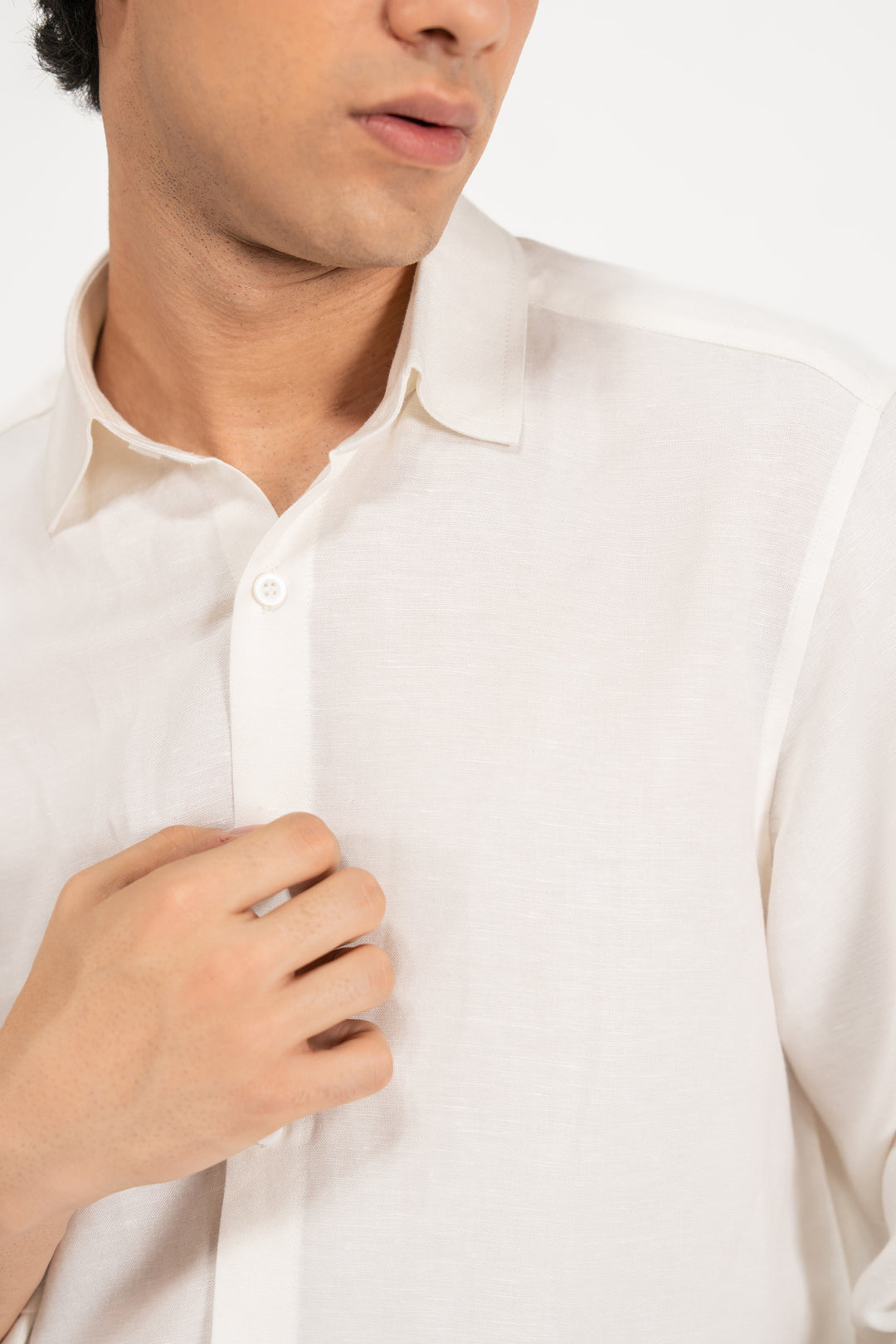 White Linen Shirt